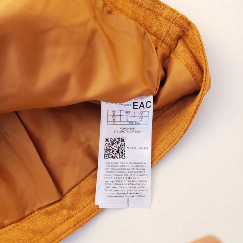 New GUESS Women's Tess Faux-Suede Jacket sz XS - Picture 8 of 8